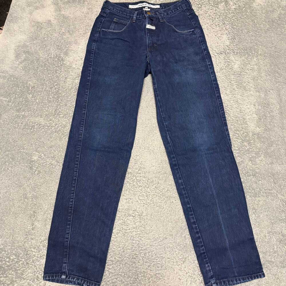 Marithe Francois Girbaud Jeans Mens 30 x32 Blue Denim Taper Straight Dark